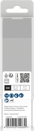 Sada pílových listov Bosch Thin Metal S922AF BIM pre chvostovú pílu.